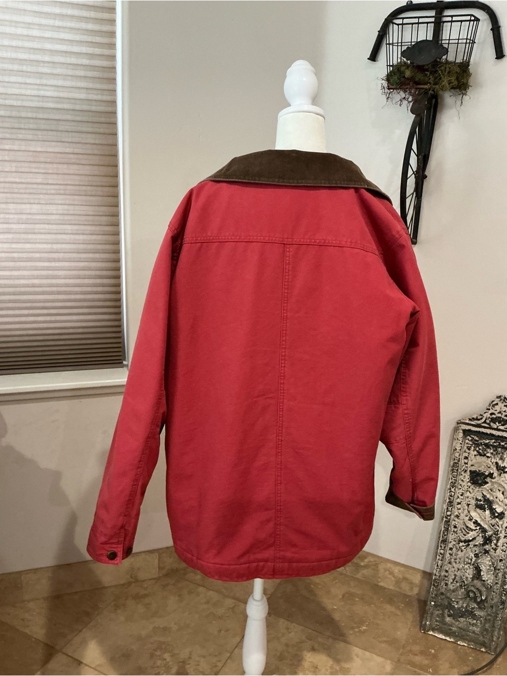 Vintage L.L. Bean Canvas/Fully Insulated Barn Coat Size M - Picture 2 of 10